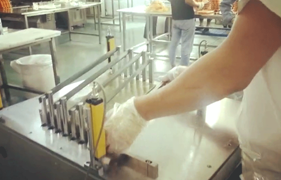 半自動(dòng)切糕機(jī)----食品行業(yè)應(yīng)用案例