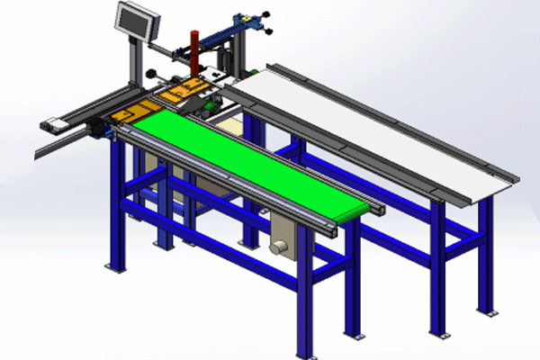 全自動中周噴碼機設計 全自動中周噴碼機設計