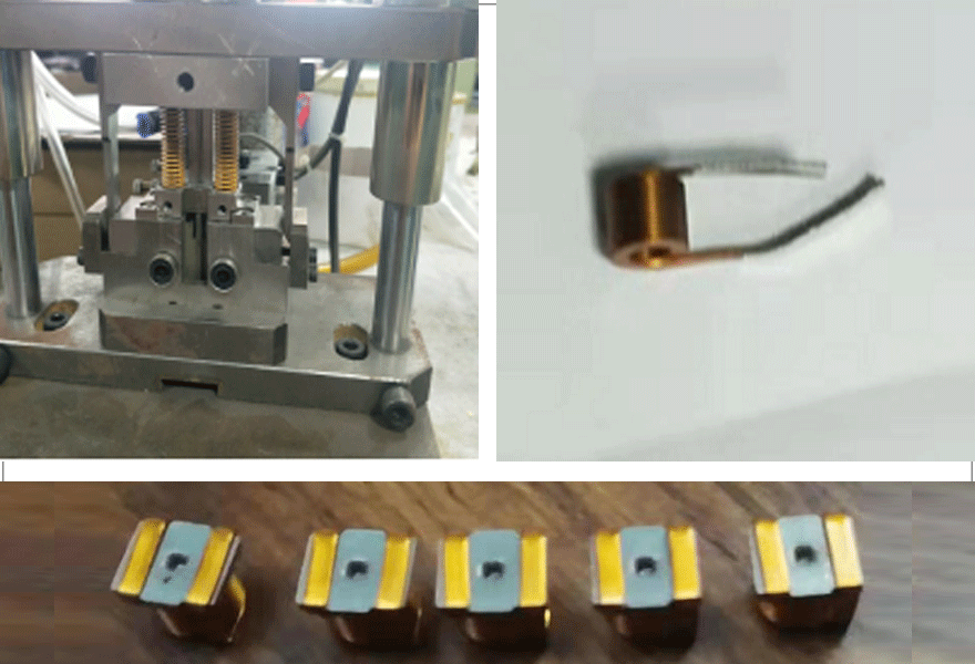 電感線圈磁芯裝配切斷模具 電感線圈磁芯裝配切斷模具
